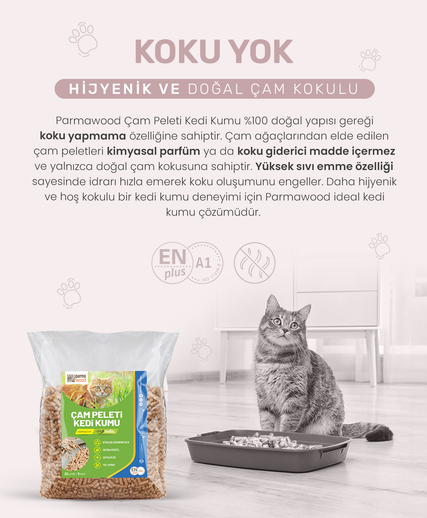 Kedi Peleti - Koku Yok